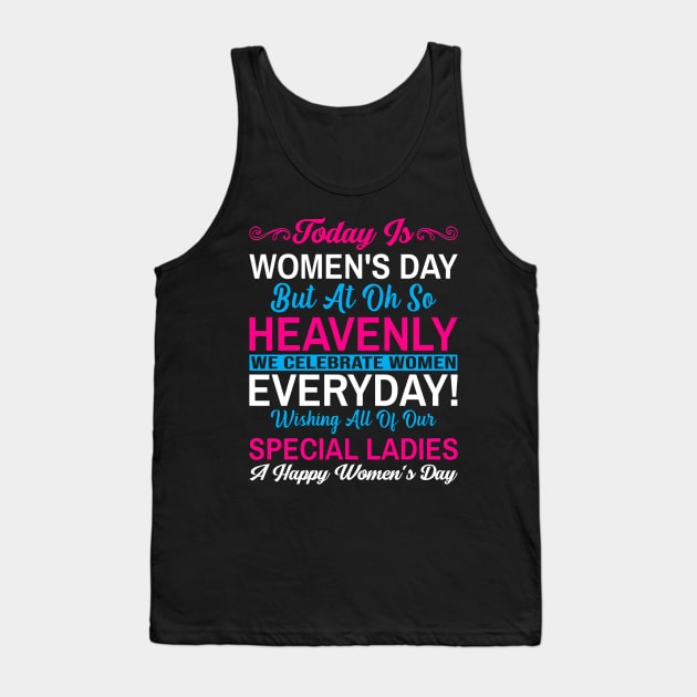 International Womens Day Tank Top by Nareswari Design